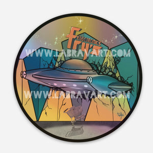 Fry's Abduction Sticker