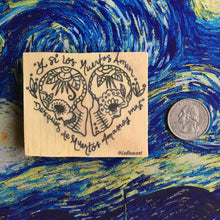 Load image into Gallery viewer, &quot;Nuestro Juramento&quot; Wood Magnet
